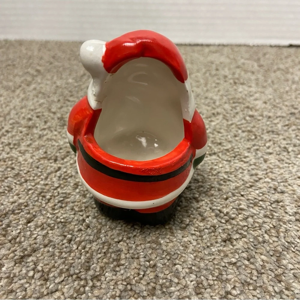 Festive Santa Claus Figurine - Red and White, tea light holder, Christmas Decor‎